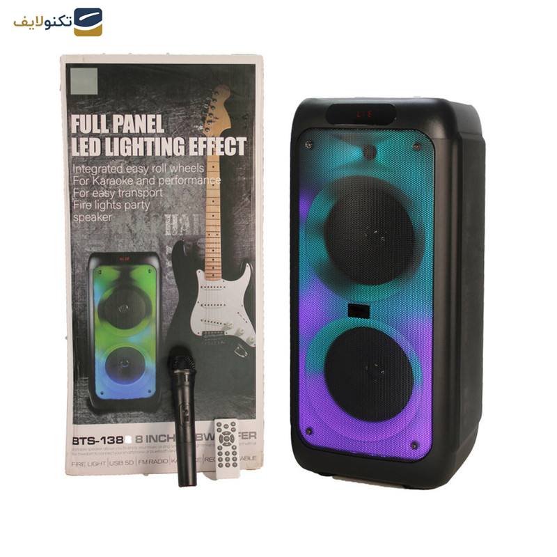 اسپیکر بلوتوثی قابل حمل مدل BTS1388 اسپیکر بلوتوثی قابل حمل مدل BTS1388