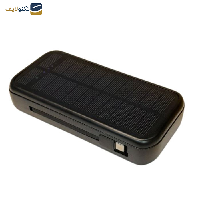 پاوربانک خورشیدی گرین لاین مدل PD20W SOLAR2 ظرفیت 16000 میلی آمپر ساعت پاوربانک خورشیدی گرین لاین مدل PD20W SOLAR2 ظرفیت 16000 میلی آمپر ساعت
