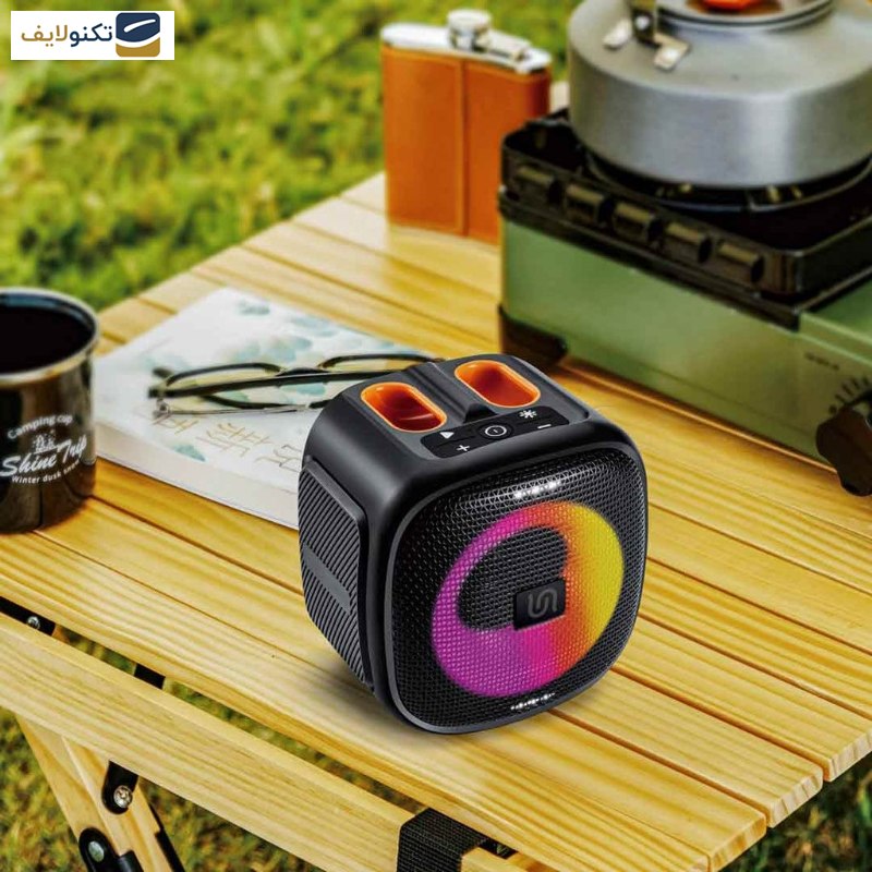 اسپیکر بلوتوثی قابل حمل پرودو مدل Soundtec Flash RGB Portable Bluetooth 16W STRGBS اسپیکر بلوتوثی قابل حمل پرودو مدل Soundtec Flash RGB Portable Bluetooth 16W STRGBS