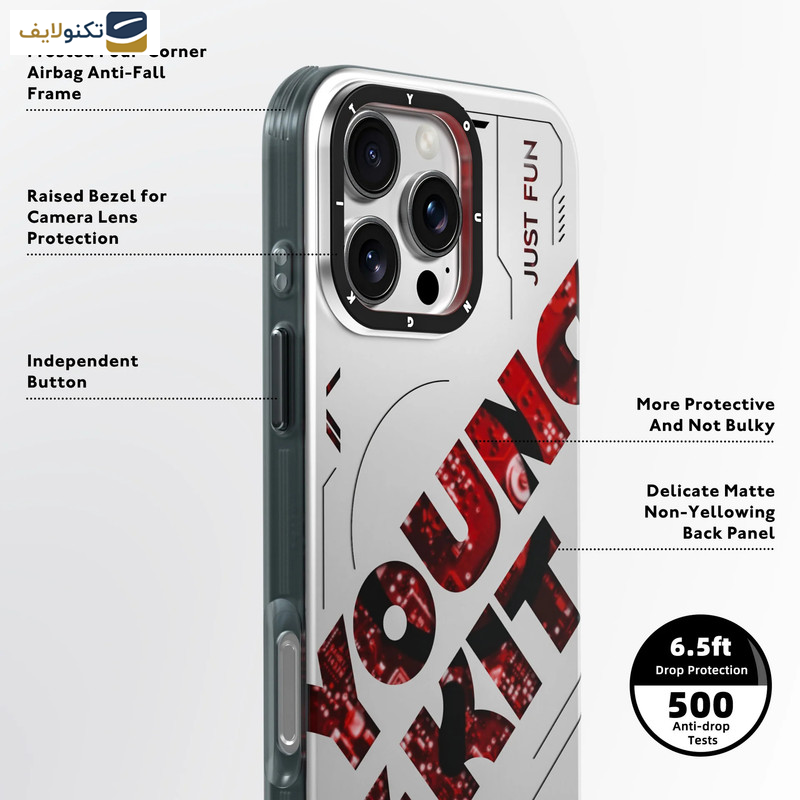 کاور یانگ کیت مدل Futuristic and Digital کد Z03 مناسب برای گوشی موبایل اپل iphone 16promax کاور یانگ کیت مدل Futuristic and Digital کد Z03 مناسب برای گوشی موبایل اپل iphone 16promax