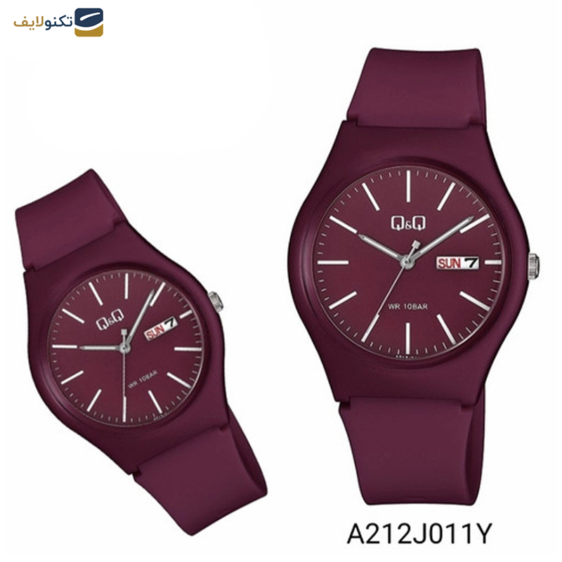 ساعت مچی عقربه ای کیو اند کیو مدل A212J011Y ساعت مچی عقربه ای کیو اند کیو مدل A212J011Y