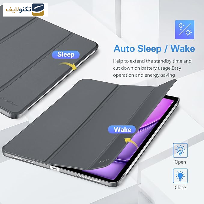 کیف کلاسوری اپیکوی مدل Smart Case مناسب برای تبلت اپل iPad Air 11 2024 / Air 10.9 2022 / Air 4 / Air 5 / Air 6 / Air 2020 کیف کلاسوری اپیکوی مدل Smart Case مناسب برای تبلت اپل iPad Air 11 2024 / Air 10.9 2022 / Air 4 / Air 5 / Air 6 / Air 2020