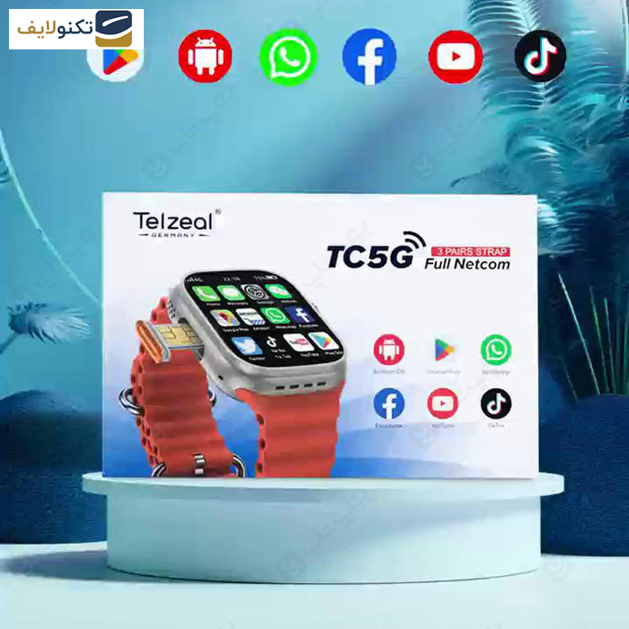 ساعت هوشمند تلزیل مدل TC5G ساعت هوشمند تلزیل مدل TC5G
