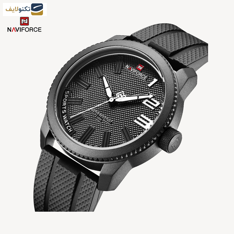 ساعت مچی عقربه‌ای مردانه نیوی فورس مدل NF9202BWB