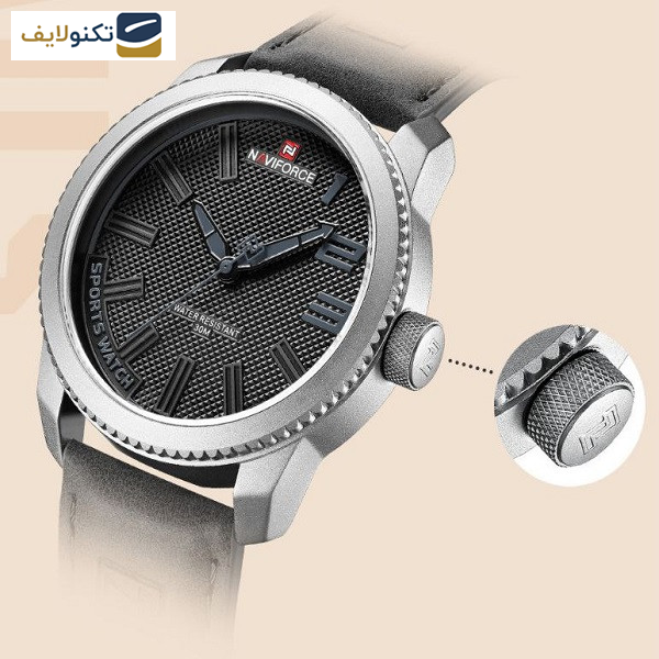 ساعت مچی عقربهای مردانه نیوی فورس مدل 9202GY ساعت مچی عقربهای مردانه نیوی فورس مدل 9202GY