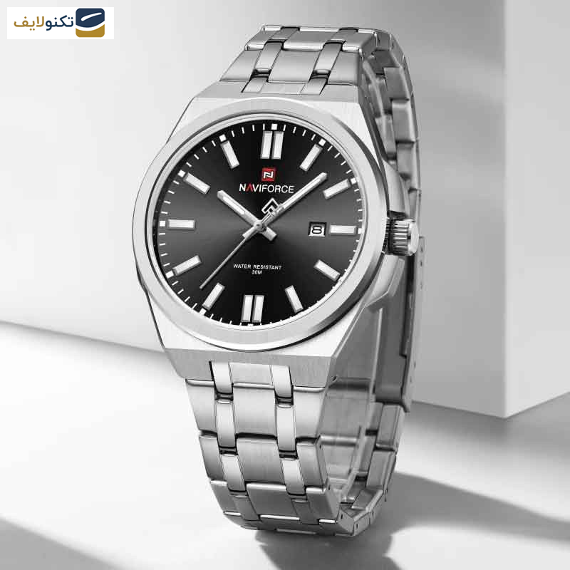 ساعت مچی عقربهای مردانه کوارتز نیوی فورس مدل NF9226 S B S ساعت مچی عقربهای مردانه کوارتز نیوی فورس مدل NF9226 S B S