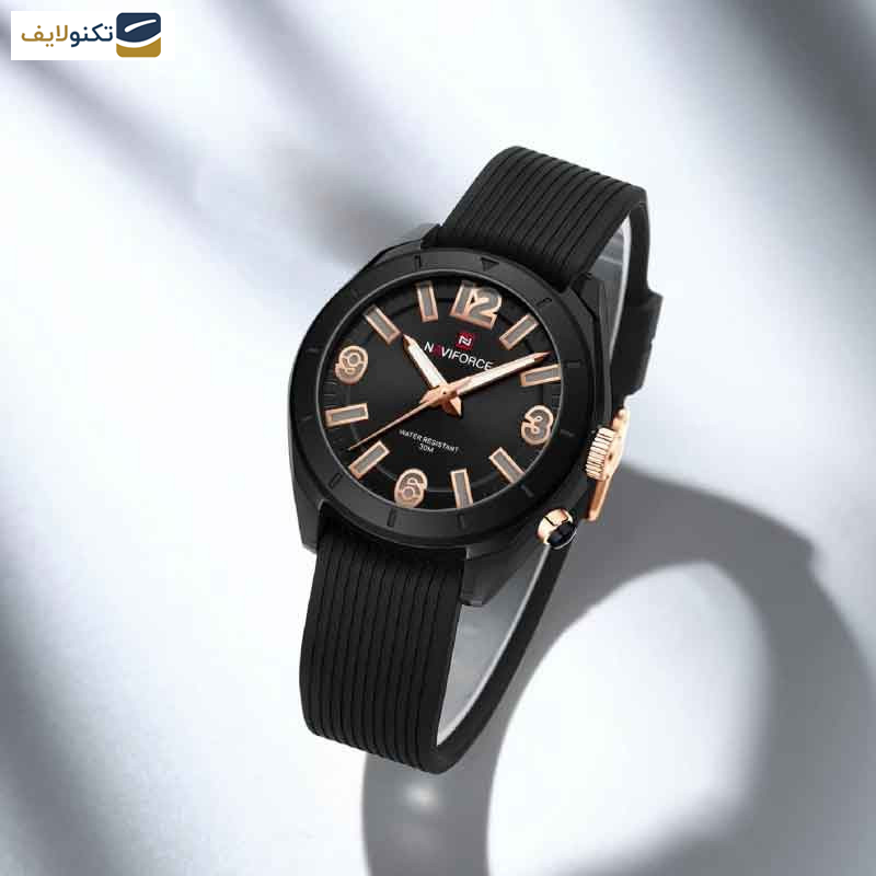 ساعت مچی عقربه ای زنانه نیوی فورس مدل NF7103 B B ساعت مچی عقربه ای زنانه نیوی فورس مدل NF7103 B B