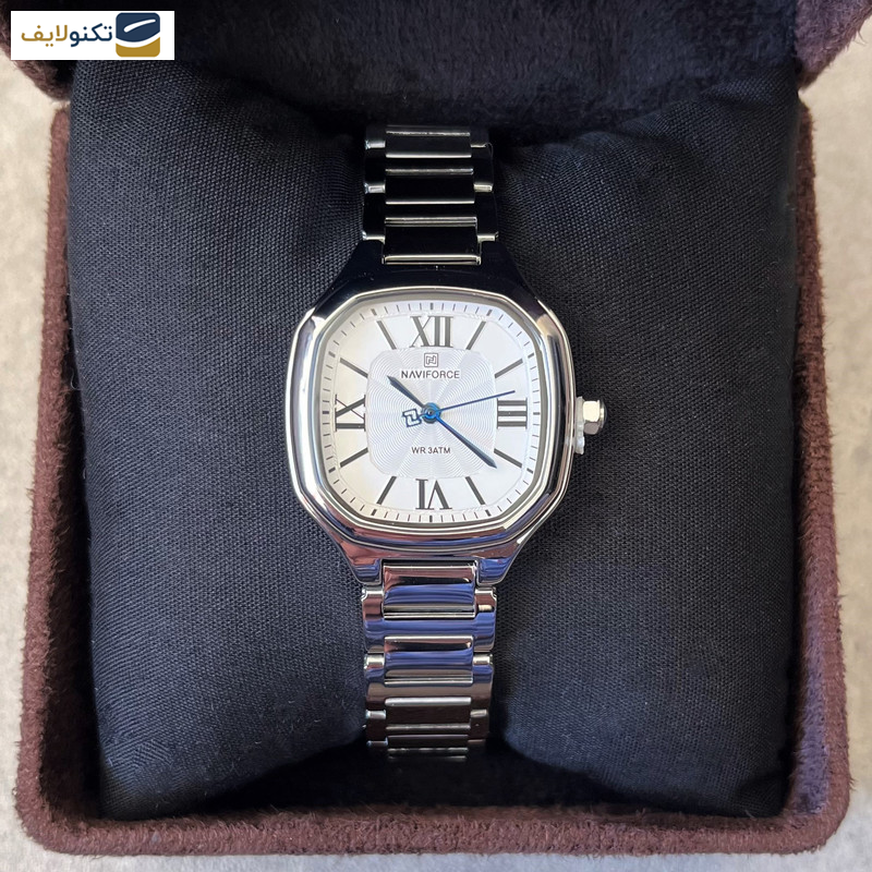 ساعت مچی عقربه ای زنانه نیوی فورس مدل NF5042 SWS ساعت مچی عقربه ای زنانه نیوی فورس مدل NF5042 SWS