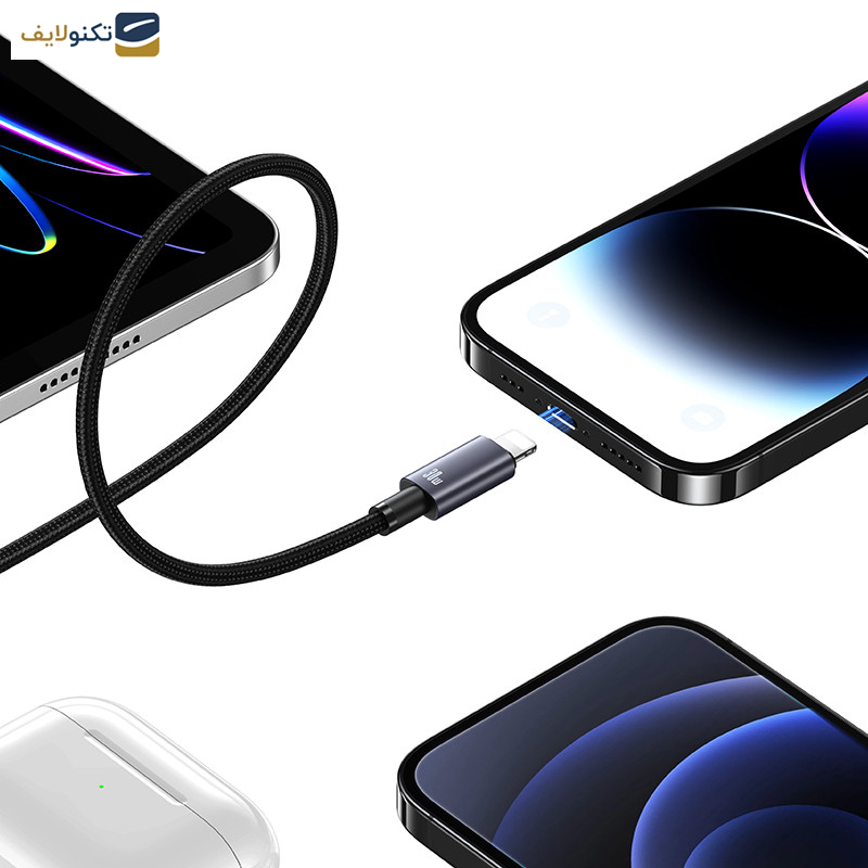 کابل تبدیل USB-C به لایتنینگ یوسمز مدل SJ662 طول 1.2 متر کابل تبدیل USB-C به لایتنینگ یوسمز مدل SJ662 طول 1.2 متر