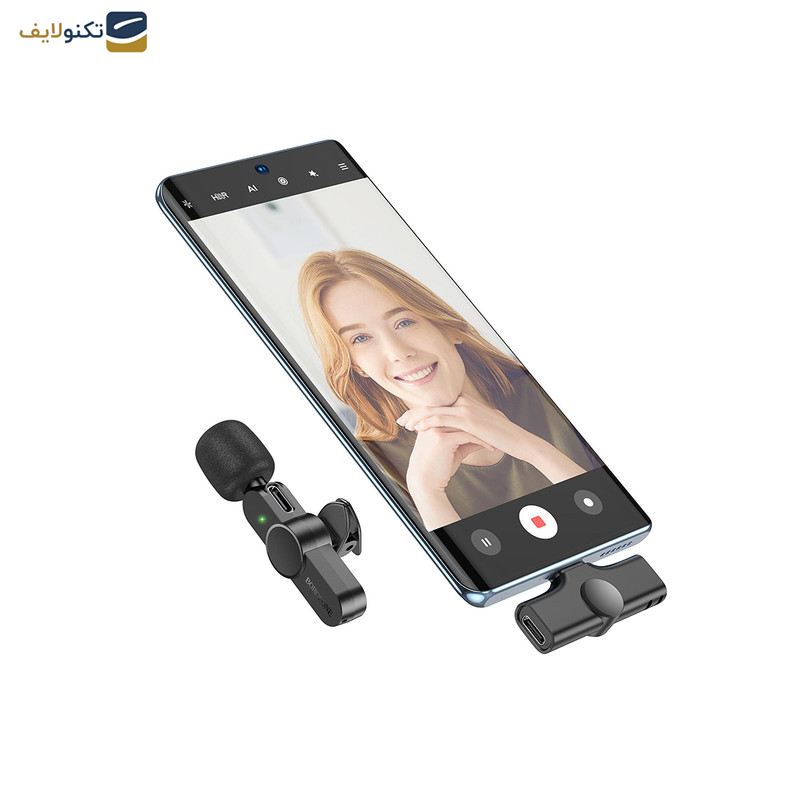 میکروفن یقه ای بروفون مدل BFK12 FOR TYPE-C میکروفن یقه ای بروفون مدل BFK12 FOR TYPE-C