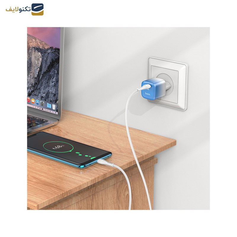 شارژر دیواری 20 وات هوکو مدل C101A USB PD شارژر دیواری 20 وات هوکو مدل C101A USB PD
