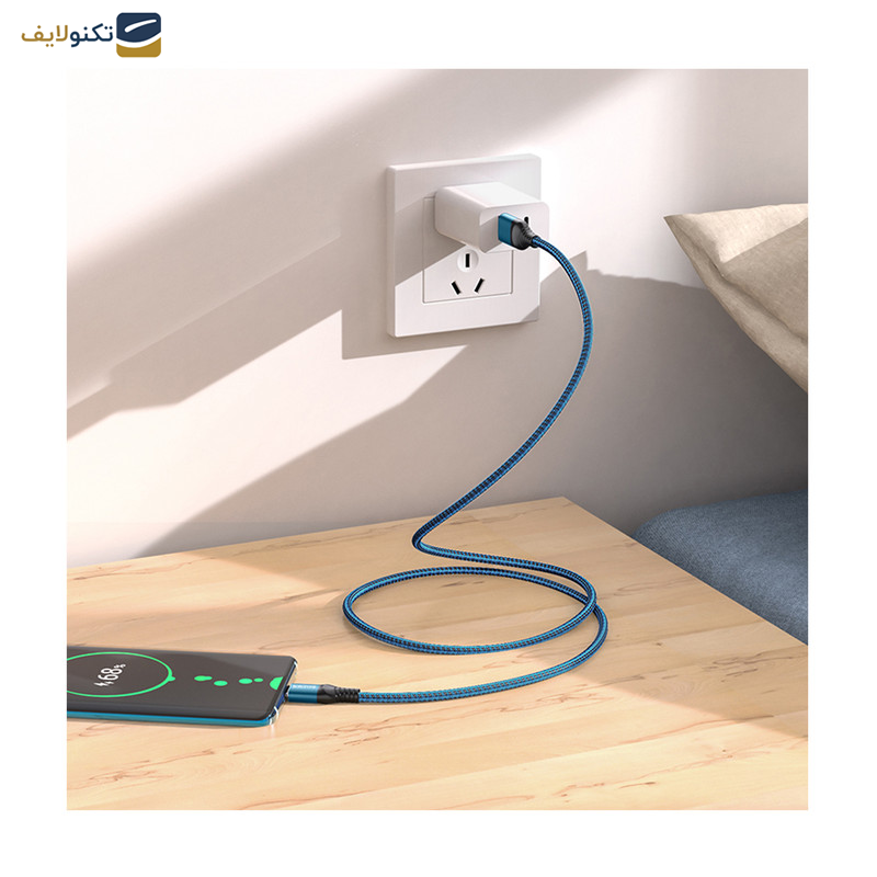 کابل تبدیل  USB به USB-C بروفون مدل BX56 طول 1 متر کابل تبدیل  USB به USB-C بروفون مدل BX56 طول 1 متر