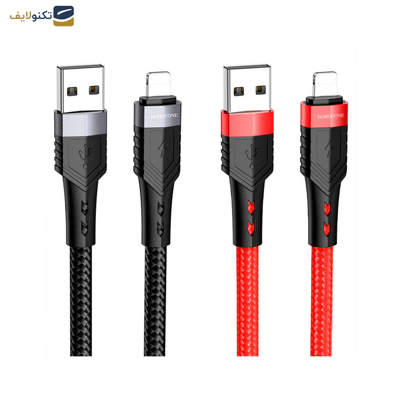 کابل تبدیل USB به لایتنینگ بروفون مدل BU35 طول 1.2 متر کابل تبدیل USB به لایتنینگ بروفون مدل BU35 طول 1.2 متر