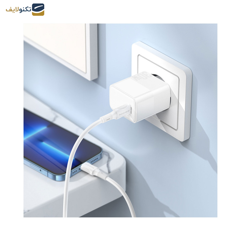 شارژر دیواری 30 وات بروفون مدل BA77A USB PD  شارژر دیواری 30 وات بروفون مدل BA77A USB PD