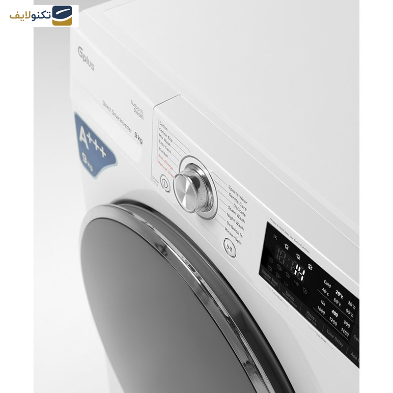 ماشین لباسشویی جی پلاس مدل GWM-P99W ظرفیت 9 کیلوگرم ماشین لباسشویی جی پلاس مدل GWM-P99W ظرفیت 9 کیلوگرم