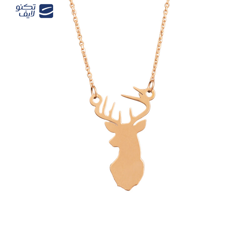 گردنبند  طلا18 عیار طرح گوزن  شوکا گردنبند  طلا18 عیار طرح گوزن  شوکا