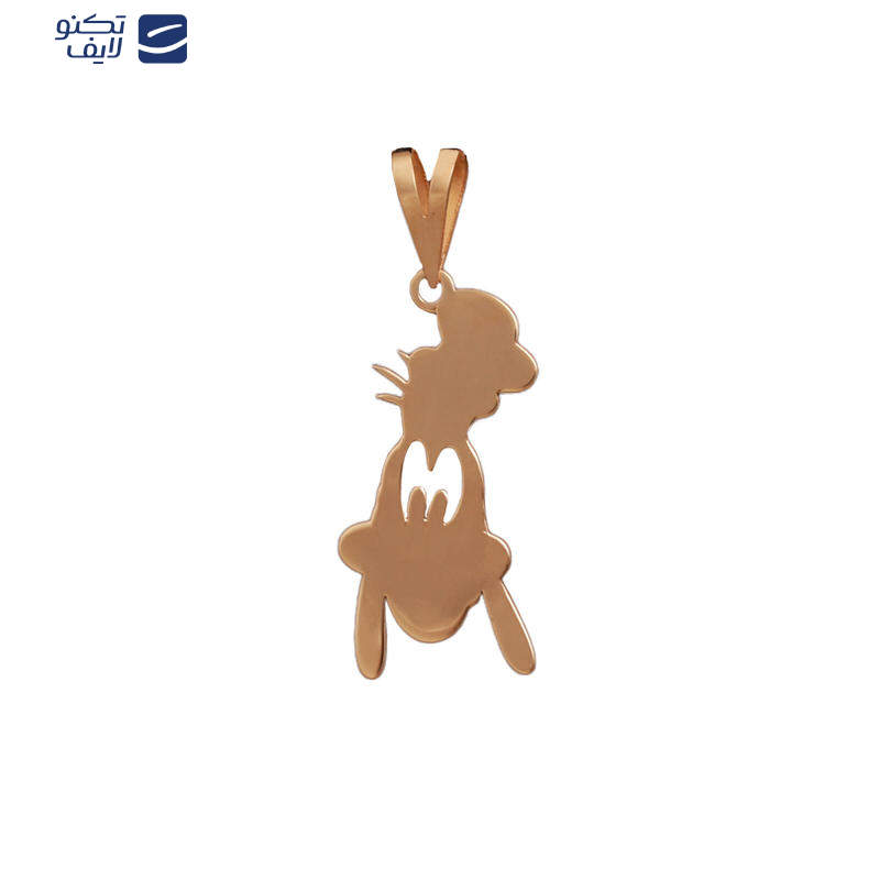 پلاک طلا طرح گوفی سگه طلا 18 عیار پلاک طلا طرح گوفی سگه طلا 18 عیار