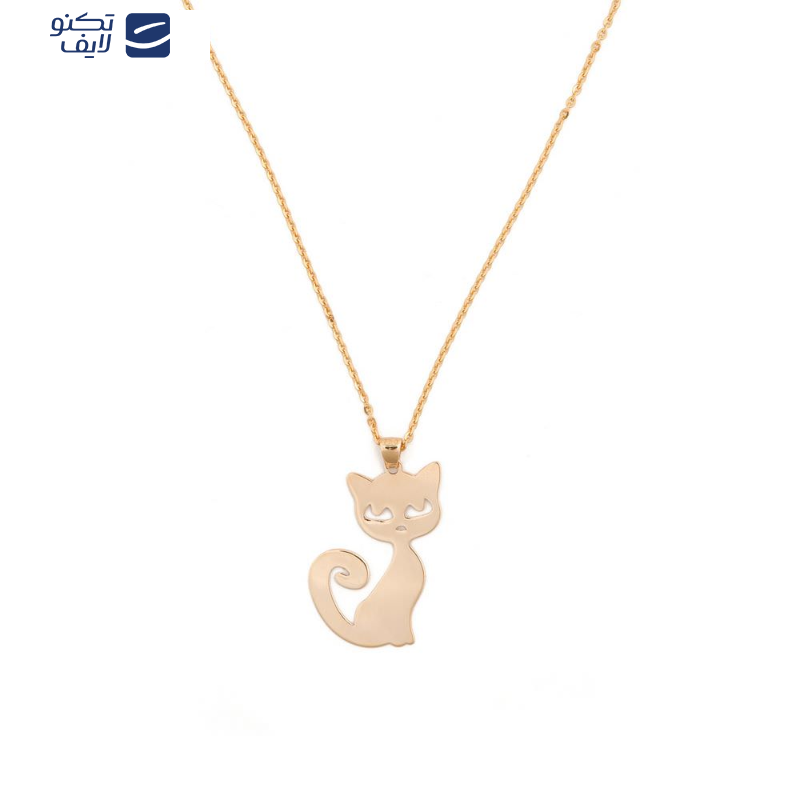 گردنبند طلا زنانه  18عیار طرح گربه تامی گردنبند طلا زنانه  18عیار طرح گربه تامی