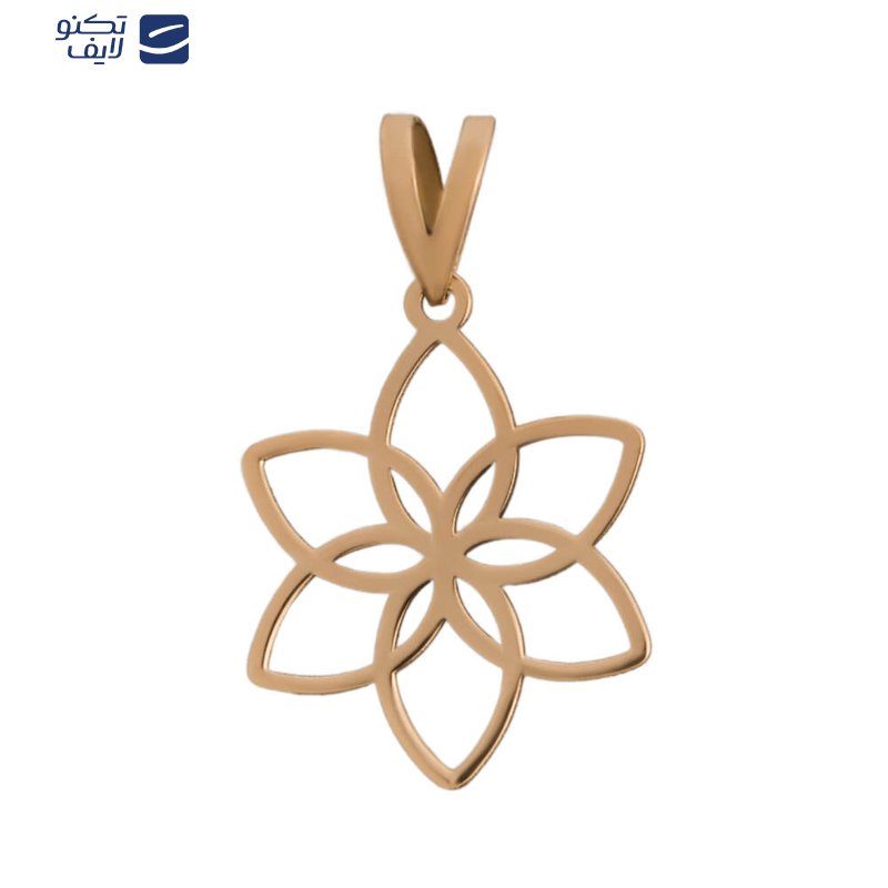 پلاک طلا طرح 18عیار طرح گل لوتوس پلاک طلا طرح 18عیار طرح گل لوتوس