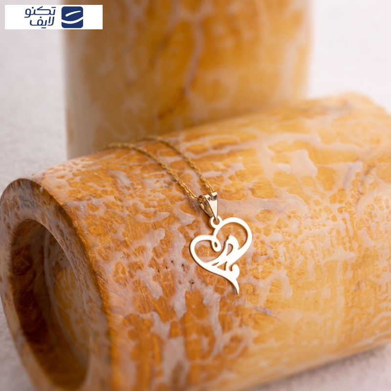 پلاک طلا 18عیار  طرح مادر داخل قلب پلاک طلا 18عیار  طرح مادر داخل قلب