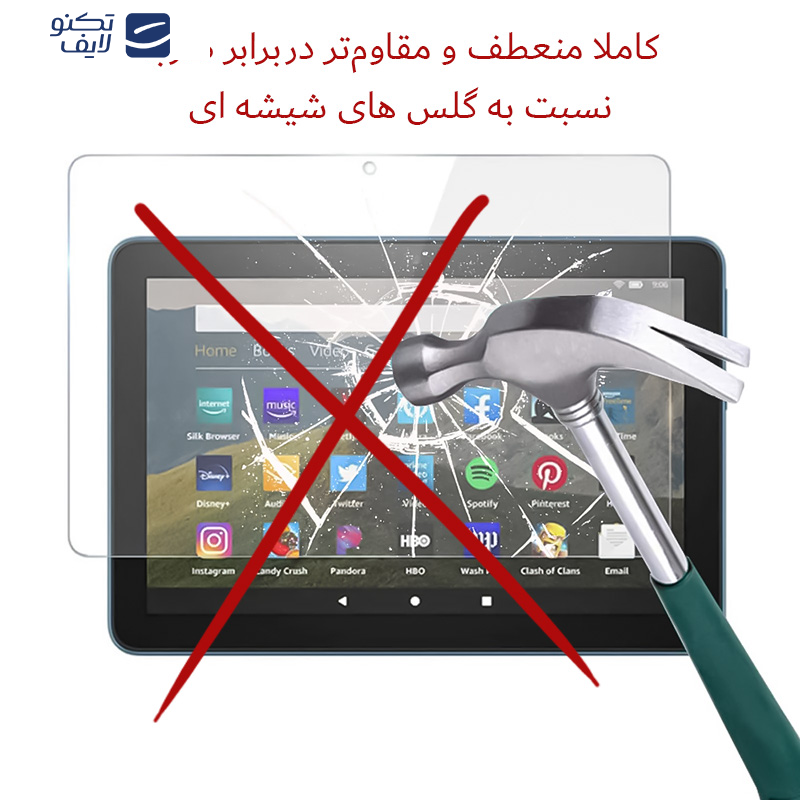 محافظ صفحه نمایش مات راک اسپیس مدل Resistant مناسب برای تبلت سامسونگ Galaxy Tab S8 محافظ صفحه نمایش مات راک اسپیس مدل Resistant مناسب برای تبلت سامسونگ Galaxy Tab S8