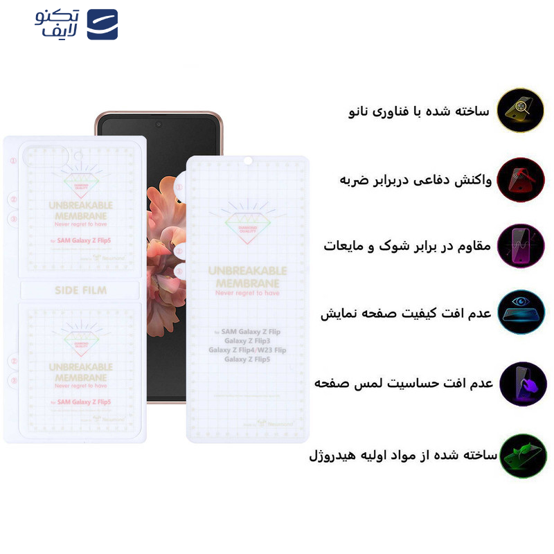 محافظ صفحه نمایش اپیکوی مدل Hydrogel مناسب برای گوشی موبایل سامسونگ Galaxy Z Flip 6 محافظ صفحه نمایش اپیکوی مدل Hydrogel مناسب برای گوشی موبایل سامسونگ Galaxy Z Flip 6