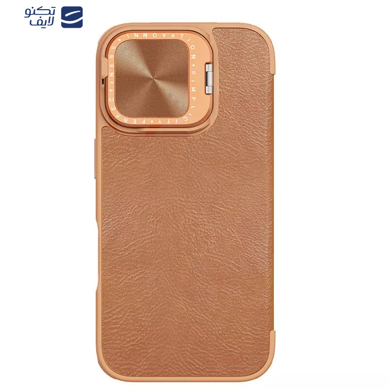 کیف کلاسوری نیلکین مدل Qin Prop Leather مناسب برای گوشی موبایل اپل iPhone 16   کیف کلاسوری نیلکین مدل Qin Prop Leather مناسب برای گوشی موبایل اپل iPhone 16