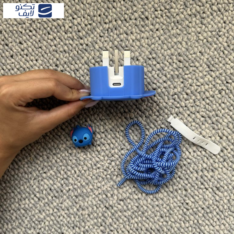کاور شارژر دیواری اپیکوی مدل Stitch به همراه محافظ کابل کاور شارژر دیواری اپیکوی مدل Stitch به همراه محافظ کابل