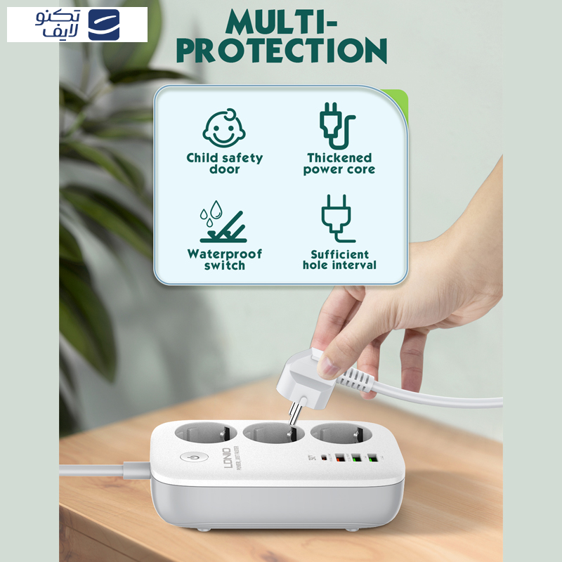 چند راهی برق الدینیو مدل SEW3452 چند راهی برق الدینیو مدل SEW3452