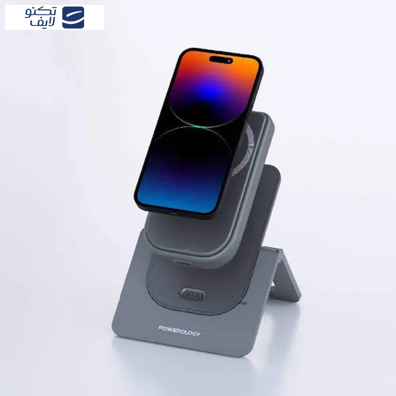 پاوربانک پاورولوجی مدل MAFSAFE COMBO PPBCHA21GY ظرفیت 10000 میلی آمپر ساعت پاوربانک پاورولوجی مدل MAFSAFE COMBO PPBCHA21GY ظرفیت 10000 میلی آمپر ساعت