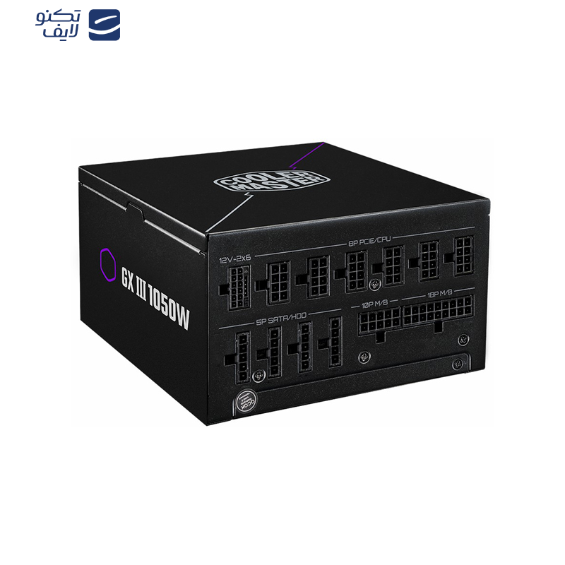 منبع تغذیه کامپیوتر کولر مستر مدل GX III GOLD 1050 BK منبع تغذیه کامپیوتر کولر مستر مدل GX III GOLD 1050 BK