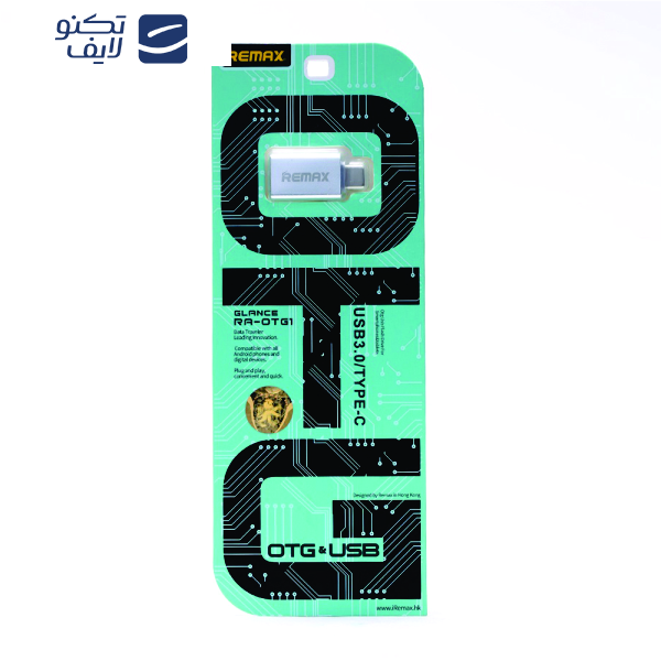 مبدل USB به USB-C ریمکس مدل GLANCE RA-OTG1 مبدل USB به USB-C ریمکس مدل GLANCE RA-OTG1