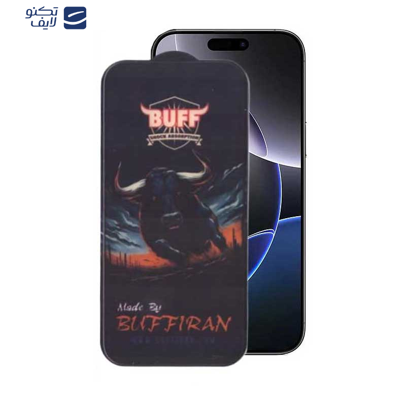 محافظ صفحه نمایش بوف مدل BullRun Buffer مناسب برای گوشی موبایل اپل iPhone 16 Pro Max محافظ صفحه نمایش بوف مدل BullRun Buffer مناسب برای گوشی موبایل اپل iPhone 16 Pro Max
