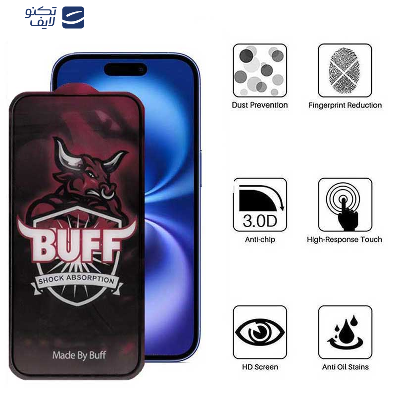 محافظ صفحه نمایش حریم شخصی بوف مدل Privacy Pro Plus-G مناسب برای گوشی موبایل اپل iPhone 16 / 15 محافظ صفحه نمایش حریم شخصی بوف مدل Privacy Pro Plus-G مناسب برای گوشی موبایل اپل iPhone 16 / 15