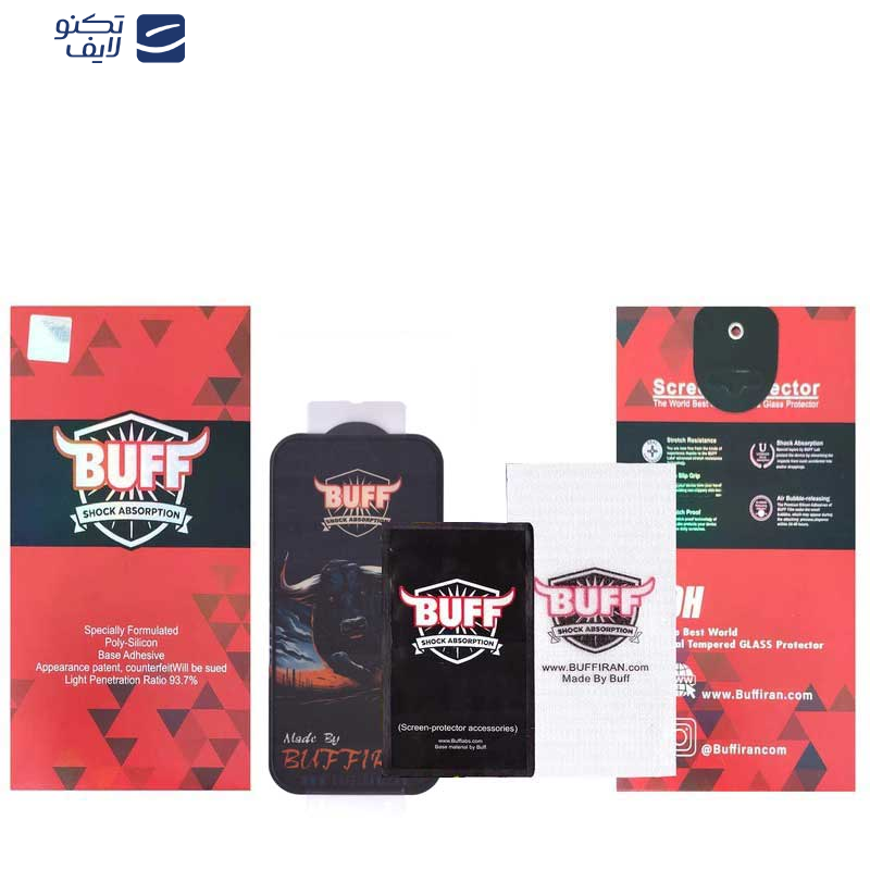محافظ صفحه نمایش بوف مدل BullRun Buffer مناسب برای گوشی موبایل اپل iPhone 16/ 15 محافظ صفحه نمایش بوف مدل BullRun Buffer مناسب برای گوشی موبایل اپل iPhone 16/ 15