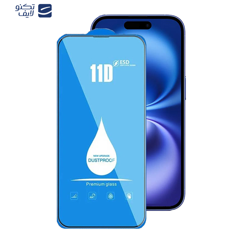 محافظ صفحه نمایش 11D اپیکوی مدل Blue ESD مناسب برای گوشی موبایل اپل iPhone 16 محافظ صفحه نمایش 11D اپیکوی مدل Blue ESD مناسب برای گوشی موبایل اپل iPhone 16