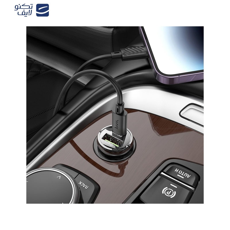 شارژر فندکی 30 وات هوکو مدل  Z53A PD+ QC3.0  شارژر فندکی 30 وات هوکو مدل  Z53A PD+ QC3.0