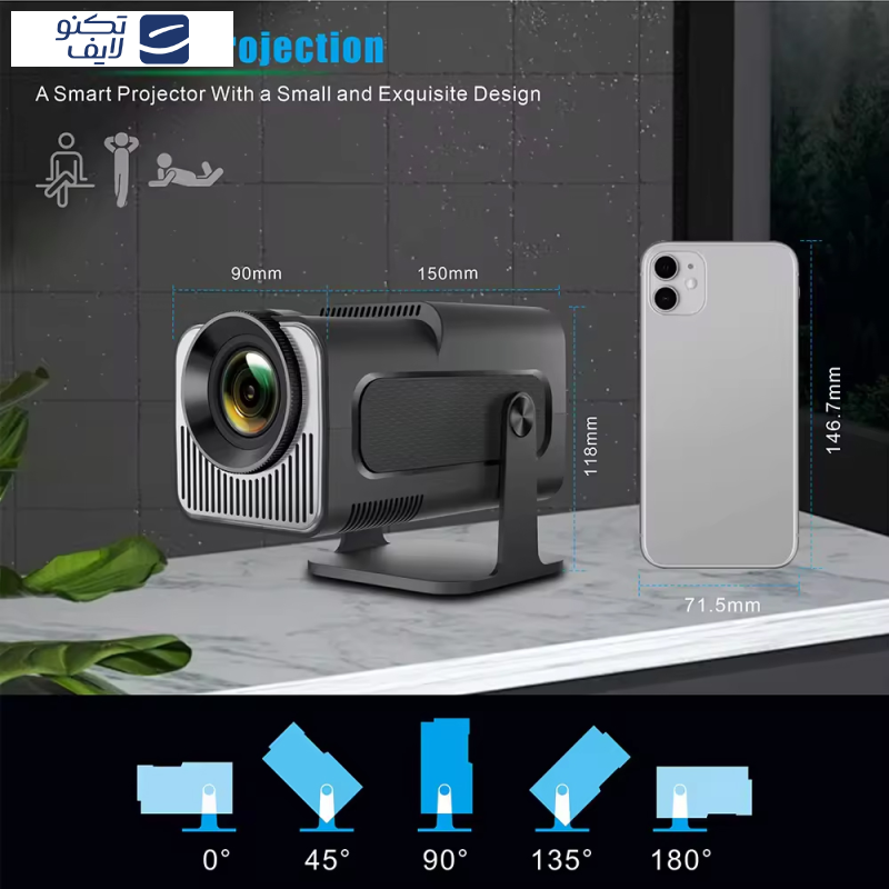 ویدئو پروژکتور بنیوس مدل BE-VP08 ویدئو پروژکتور بنیوس مدل BE-VP08