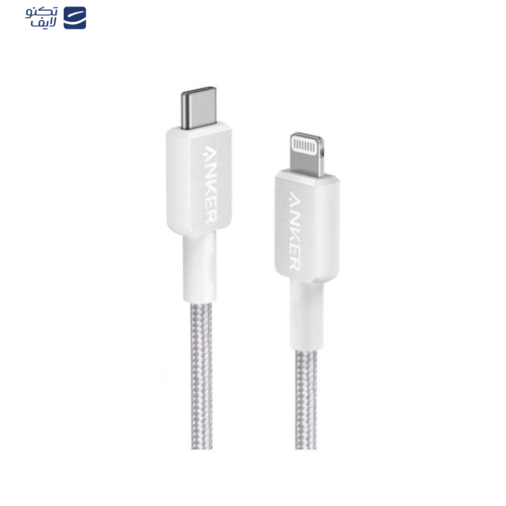 کابل تبدیل USB-C به لایتنینگ انکر مدل A81B6 طول 1.8 متر کابل تبدیل USB-C به لایتنینگ انکر مدل A81B6 طول 1.8 متر