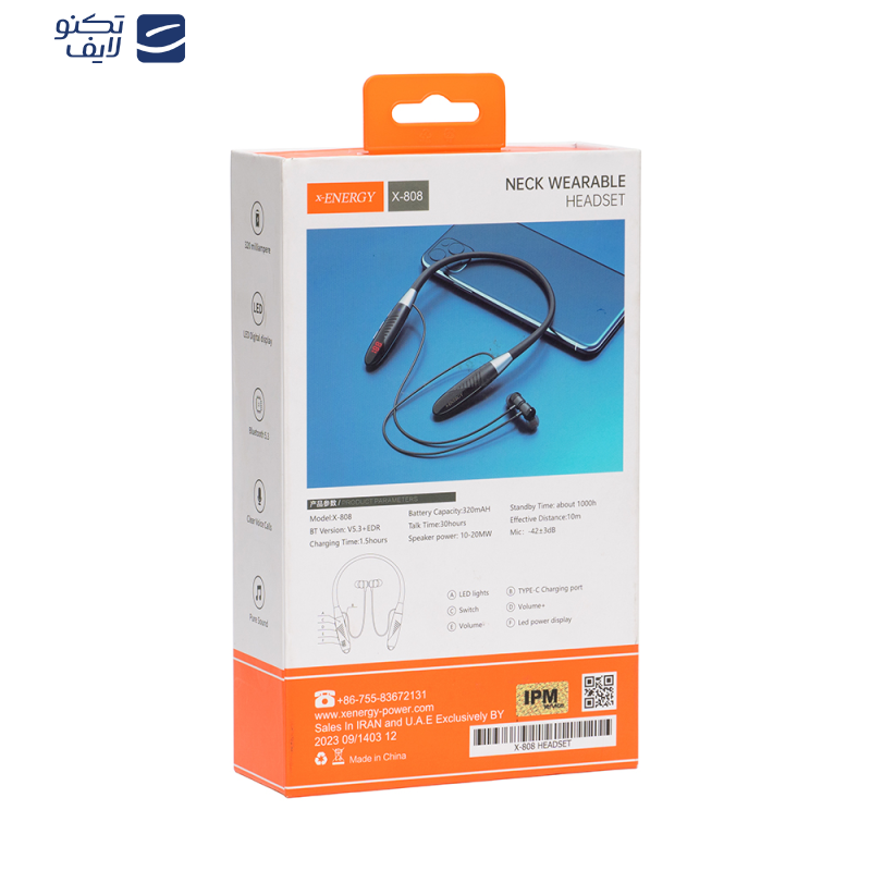 هدفون بلوتوثی ایکس انرژی مدل X-808 هدفون بلوتوثی ایکس انرژی مدل X-808