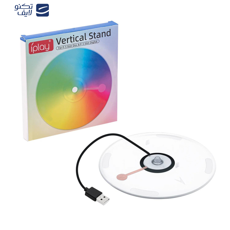 پایه نگهدارنده پلی  استیشن 5 آی پلی مدل Vertical RGB HBP-575 پایه نگهدارنده پلی  استیشن 5 آی پلی مدل Vertical RGB HBP-575