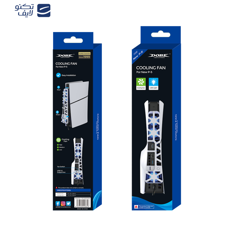 فن خنک کننده پلی استیشن 5 دابی مدل SLIM TP3538 فن خنک کننده پلی استیشن 5 دابی مدل SLIM TP3538