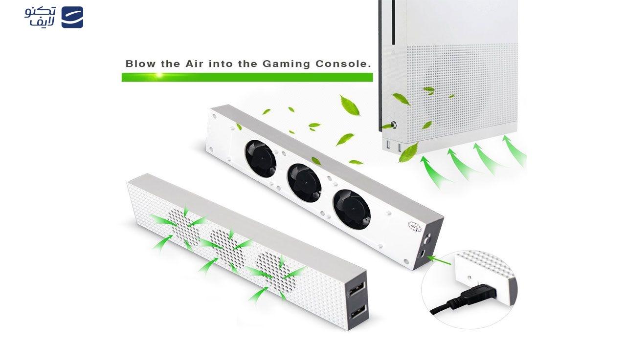 فن خنک کننده مدل TYX-619 مناسب ایکس باکس وان اس فن خنک کننده مدل TYX-619 مناسب ایکس باکس وان اس