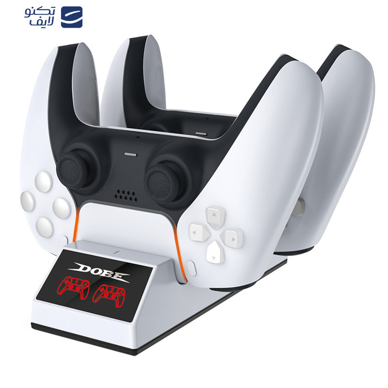 پایه شارژر دسته بازی PS5 دابی مدل TP5-0508 پایه شارژر دسته بازی PS5 دابی مدل TP5-0508