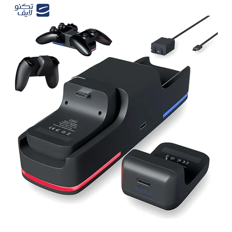 پایه شارژر دسته بازی PS5 مدل ZWT-0501  پایه شارژر دسته بازی PS5 مدل ZWT-0501