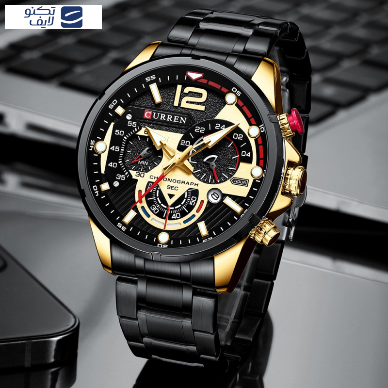 ساعت مچی عقربهای مردانه کورن واتچ مدل 8395-b ساعت مچی عقربهای مردانه کورن واتچ مدل 8395-b