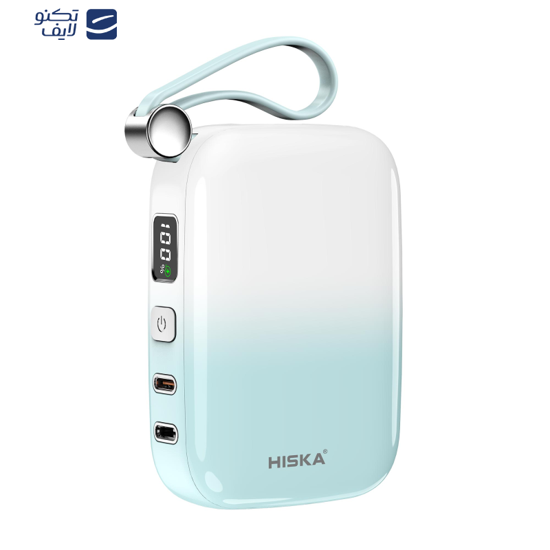 پاوربانک هیسکا مدل HP-125PD ظرفیت 10000 میلی آمپر ساعت  پاوربانک هیسکا مدل HP-125PD ظرفیت 10000 میلی آمپر ساعت