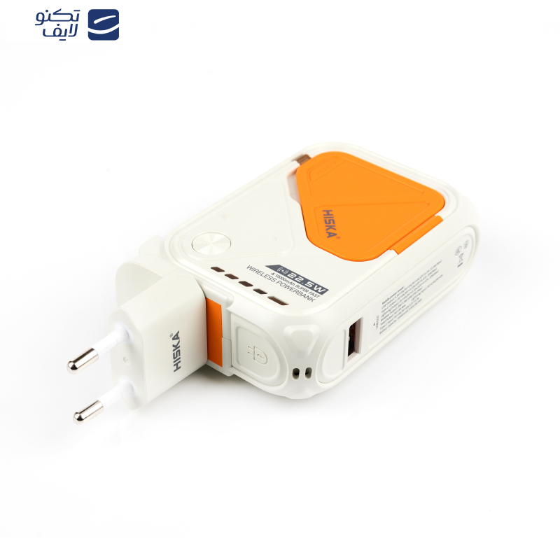 پاوربانک هیسکا مدل HP-123PD ظرفیت 10000 میلی آمپر ساعت  پاوربانک هیسکا مدل HP-123PD ظرفیت 10000 میلی آمپر ساعت