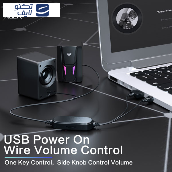 اسپیکر دسکتاپ آئولا مدل WIND N-108 اسپیکر دسکتاپ آئولا مدل WIND N-108