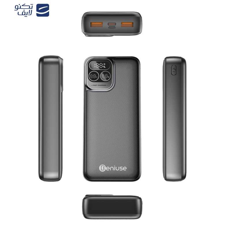 پاوربانک بنیوس مدل BE-PB03 ظرفیت 20000 میلی آمپر ساعت پاوربانک بنیوس مدل BE-PB03 ظرفیت 20000 میلی آمپر ساعت